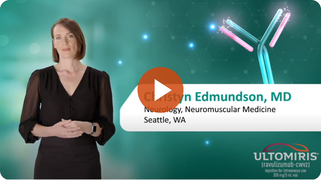 Watch a video of a gMG thought leader on ULTOMIRIS CHAMPION-MG open-label extension (OLE) post hoc analyses